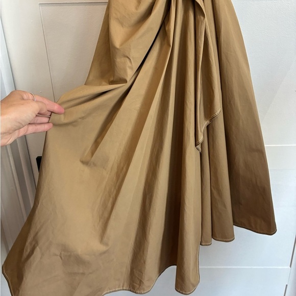 DEREK LAM 10 CROSBY Cotton Poplin Gathered Wrap Dress size 4 NWT - Picture 6 of 7